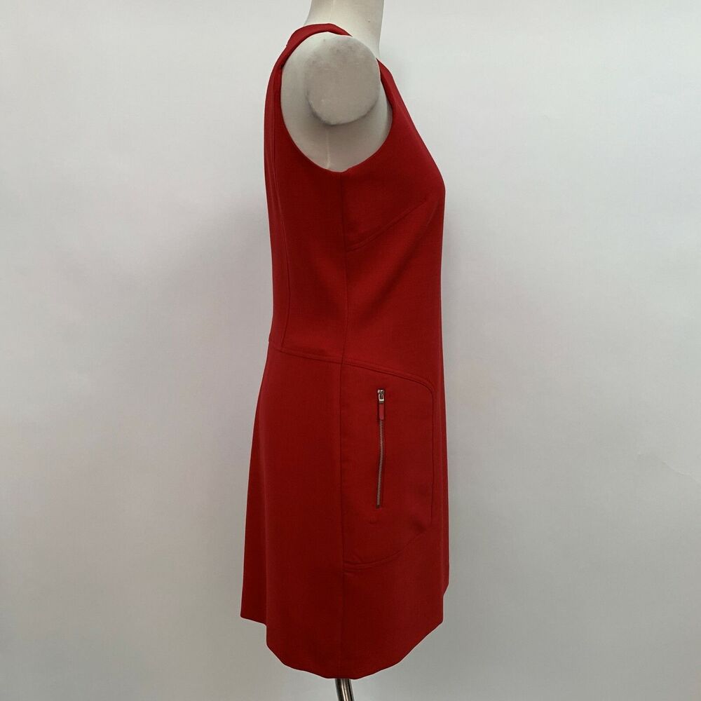 Body by Victoria Women's Dress Size 8 Red‎ Sleeveless Wool Blend - Picture 9 of 11
